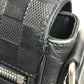 LOUIS VUITTON N41033 ダミエアンフィニ ディストリクトPM ディストリクトPM カバン フラップ 斜め掛け ショルダーバッグ ダミエアンフィニレザー ユニセックス オニキス ブラック