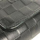 LOUIS VUITTON N41033 ダミエアンフィニ ディストリクトPM ディストリクトPM カバン フラップ 斜め掛け ショルダーバッグ ダミエアンフィニレザー ユニセックス オニキス ブラック