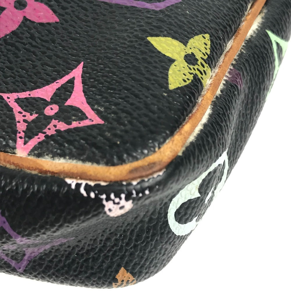 LOUIS VUITTON モノグラムマルチカラー ポシェットアクセソワール カバン ポーチ ショルダーバッグ モノグラムマルチカラーキャンバス レディース ノワール ブラック