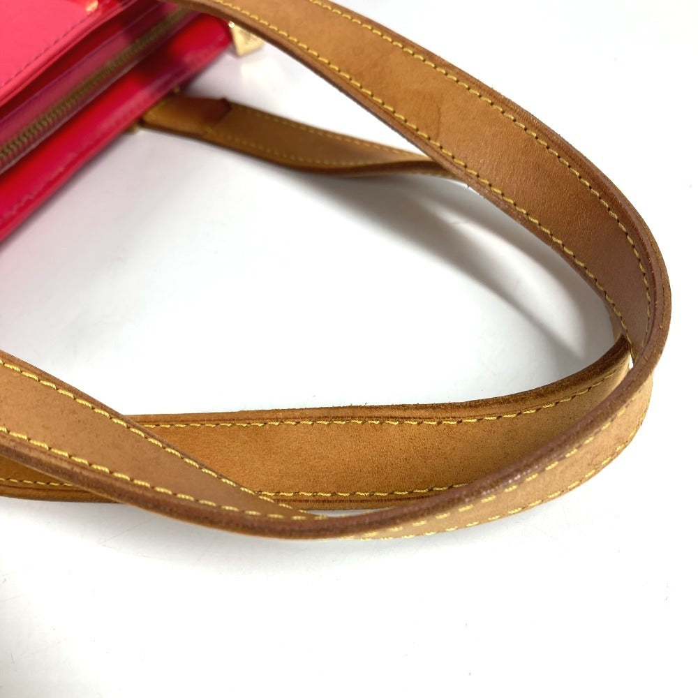 LOUIS VUITTON M91219 モノグラムヴェルニ ヒューストン カバン トートバッグ ショルダーバッグ ハンドバッグ モノグラムヴェルニキャンバス ユニセックス フューシャ ピンク