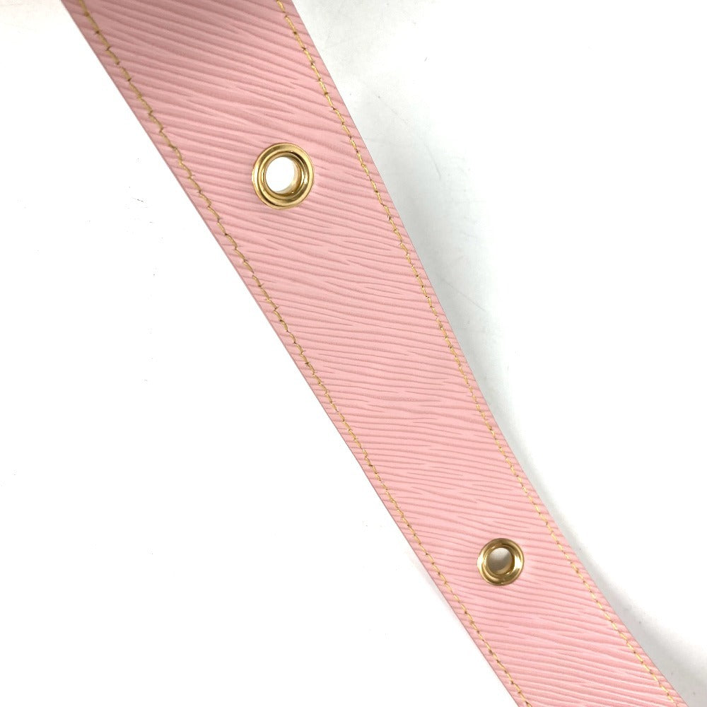 LOUIS VUITTON J02324 エピ フラワーモチーフ 花 替えストラップ バッグアクセサリー ショルダーストラップ エピレザー レディース ローズバレリーヌ ピンク