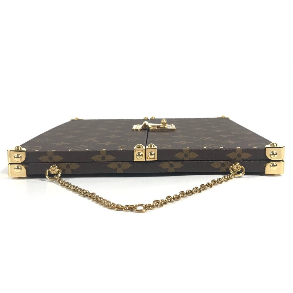 LOUIS VUITTON GI0554 モノグラム ホーム ミラー トランク インテリア 三面鏡 鏡 モノグラムキャンバス ユニセックス ブラウン