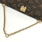 LOUIS VUITTON GI0554 モノグラム ホーム ミラー トランク インテリア 三面鏡 鏡 モノグラムキャンバス ユニセックス ブラウン