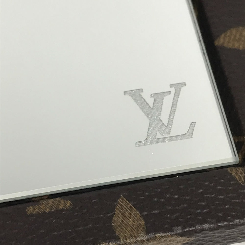 LOUIS VUITTON GI0554 モノグラム ホーム ミラー トランク インテリア 三面鏡 鏡 モノグラムキャンバス ユニセックス ブラウン