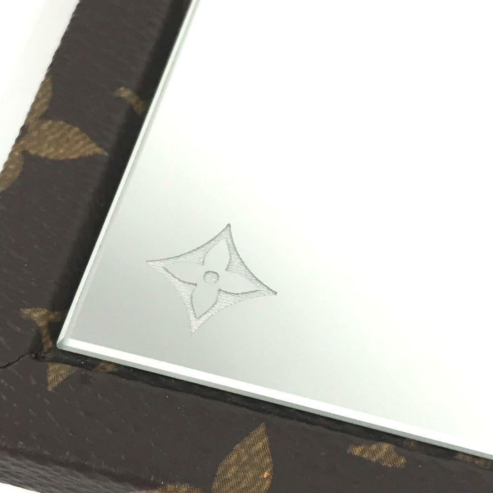 LOUIS VUITTON GI0554 モノグラム ホーム ミラー トランク インテリア 三面鏡 鏡 モノグラムキャンバス ユニセックス ブラウン
