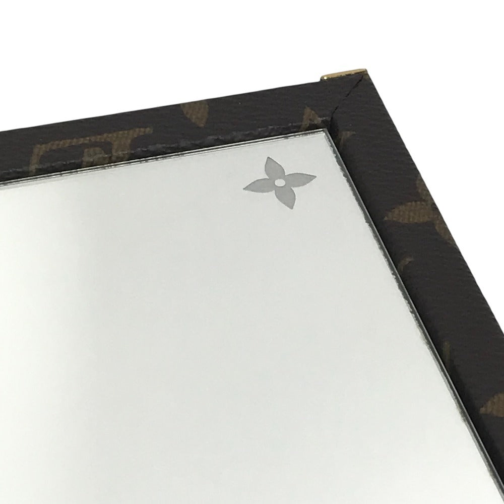 LOUIS VUITTON GI0554 モノグラム ホーム ミラー トランク インテリア 三面鏡 鏡 モノグラムキャンバス ユニセックス ブラウン