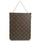 LOUIS VUITTON GI0554 モノグラム ホーム ミラー トランク インテリア 三面鏡 鏡 モノグラムキャンバス ユニセックス ブラウン