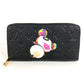 LOUIS VUITTON M14160 日本限定 LV × TM モノグラムアンプラント ジッピーウォレット 村上隆 パンダ ラウンドファスナー 長財布 モノグラムアンプラントレザー ユニセックス ブラック