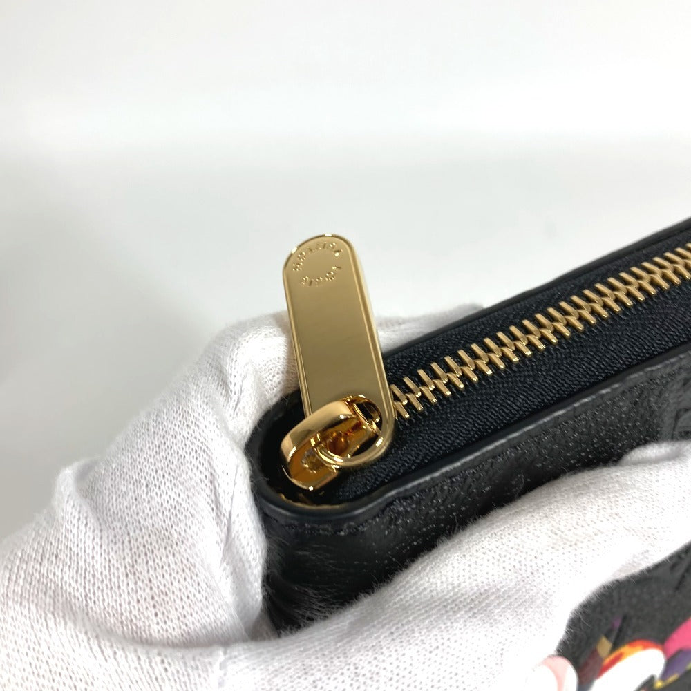 LOUIS VUITTON M14160 日本限定 LV × TM モノグラムアンプラント ジッピーウォレット 村上隆 パンダ ラウンドファスナー 長財布 モノグラムアンプラントレザー ユニセックス ブラック