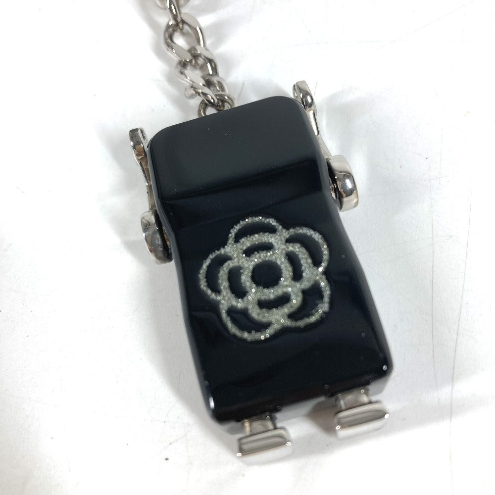 CHANEL 17S ロボット ラインストーン バッグチャーム キーホルダー プラスチック レディース ブラック