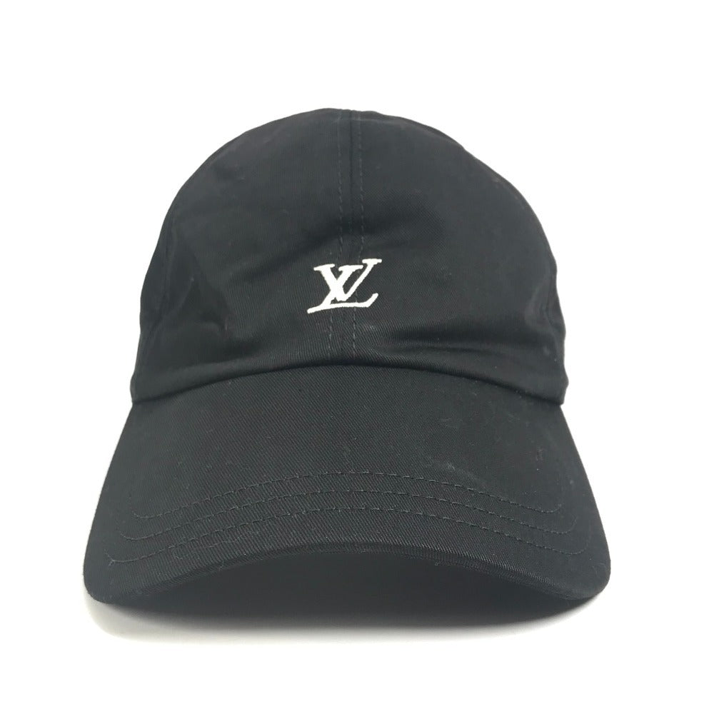 LOUIS VUITTON M5154M LVロゴ キャップ LV リーグ 帽子 キャップ帽 ベースボール キャップ コットン ユニセックス ブラック