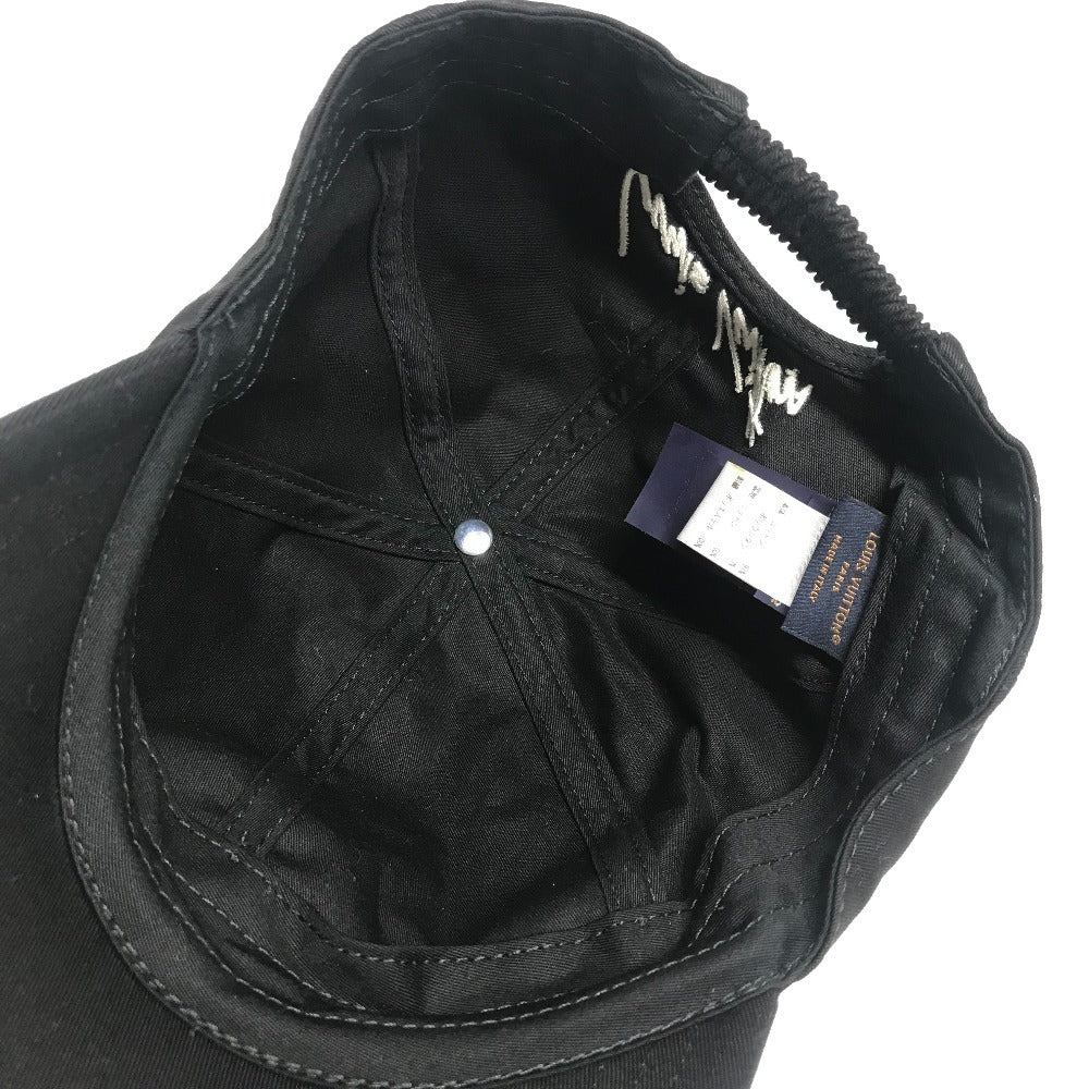 LOUIS VUITTON M5154M LVロゴ キャップ LV リーグ 帽子 キャップ帽 ベースボール キャップ コットン ユニセックス ブラック