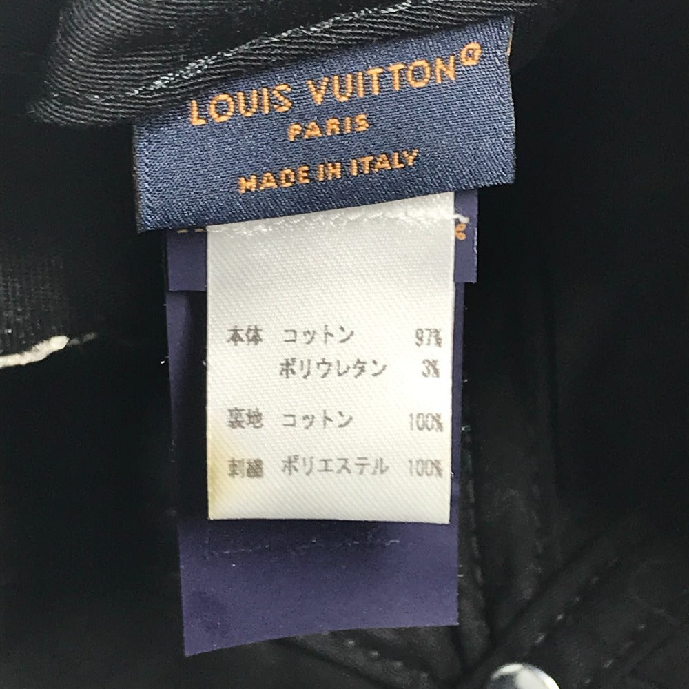 LOUIS VUITTON M5154M LVロゴ キャップ LV リーグ 帽子 キャップ帽 ベースボール キャップ コットン ユニセックス ブラック