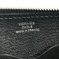 HERMES ジップアンゴー トゥーゴー シェーヌダンクル ポーチ 《ジップアンゴー》 トゥー ゴー シェーヌダンクル ハンドバッグ カバン 肩掛け ショルダーバッグ レザー ユニセックス ブラック