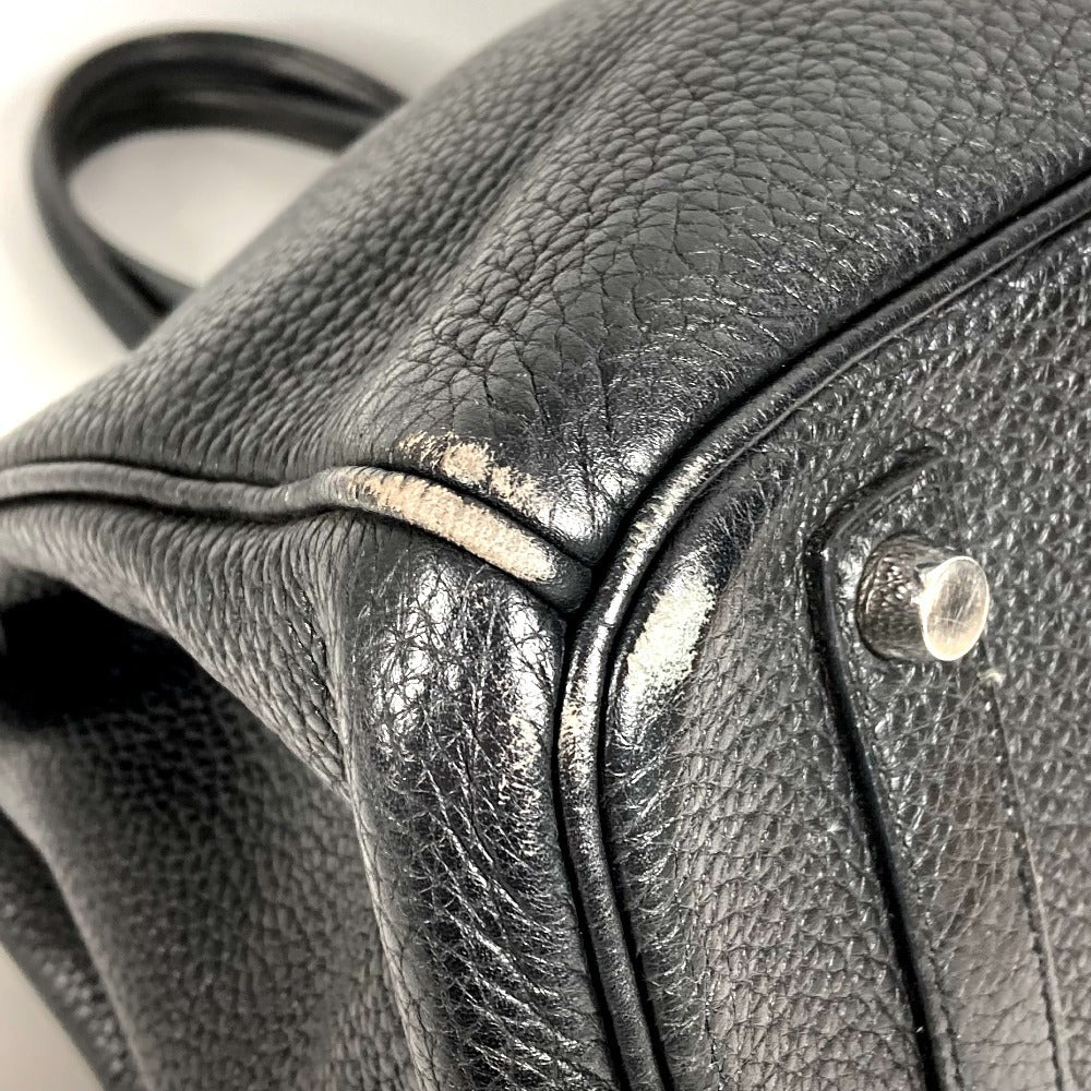 HERMES バーキン35 バーキン 35 カバン トートバッグ ハンドバッグ レザー ユニセックス ブラック
