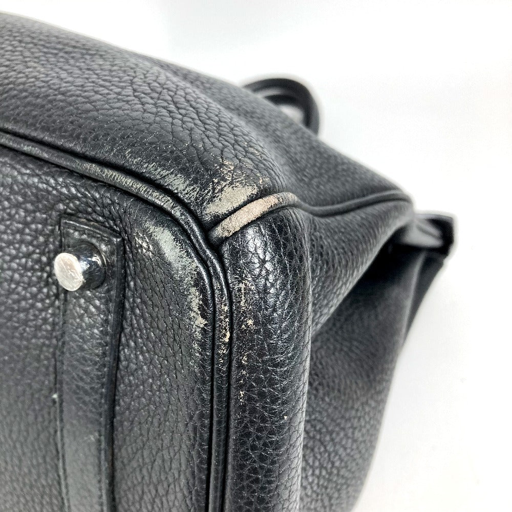 HERMES バーキン35 バーキン 35 カバン トートバッグ ハンドバッグ レザー ユニセックス ブラック