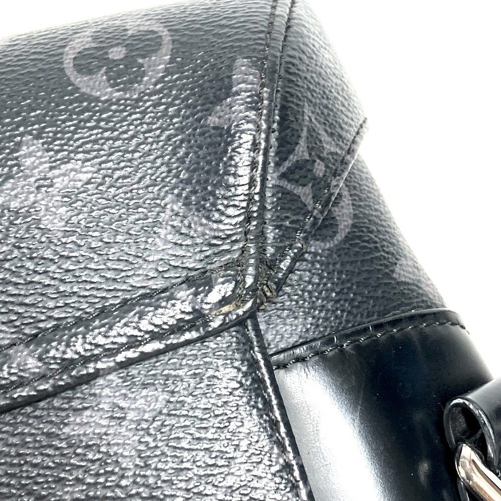 LOUIS VUITTON M40511 モノグラムエクリプス メッセンジャー ヴォワヤージュPM カバン 斜め掛け フラップ ショルダーバッグ モノグラムエクリプスキャンバス ユニセックス ブラック