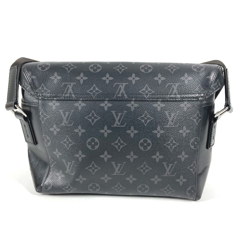 LOUIS VUITTON M40511 モノグラムエクリプス メッセンジャー ヴォワヤージュPM カバン 斜め掛け フラップ ショルダーバッグ モノグラムエクリプスキャンバス ユニセックス ブラック