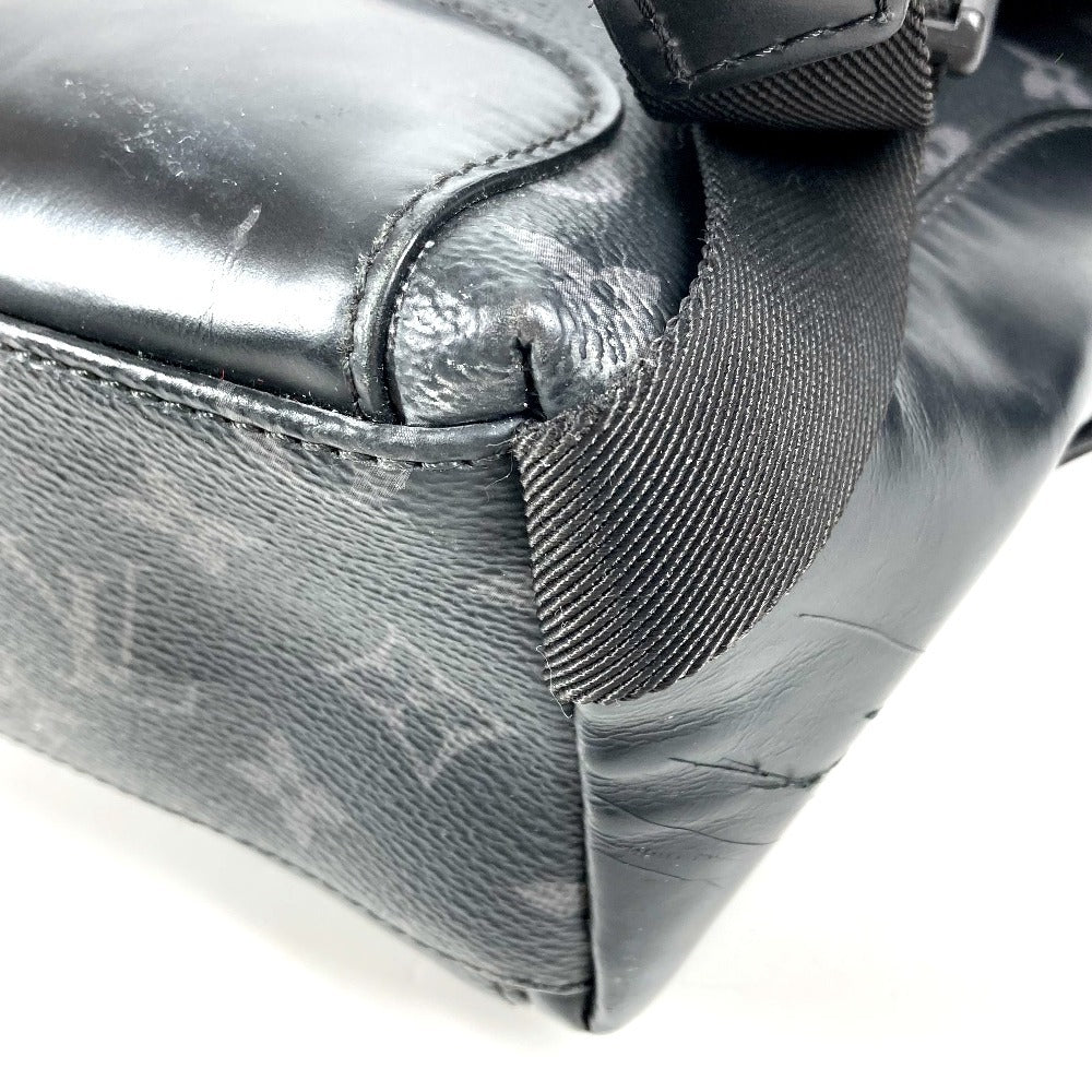 LOUIS VUITTON M40511 モノグラムエクリプス メッセンジャー ヴォワヤージュPM カバン 斜め掛け フラップ ショルダーバッグ モノグラムエクリプスキャンバス ユニセックス ブラック