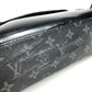 LOUIS VUITTON M40511 モノグラムエクリプス メッセンジャー ヴォワヤージュPM カバン 斜め掛け フラップ ショルダーバッグ モノグラムエクリプスキャンバス ユニセックス ブラック