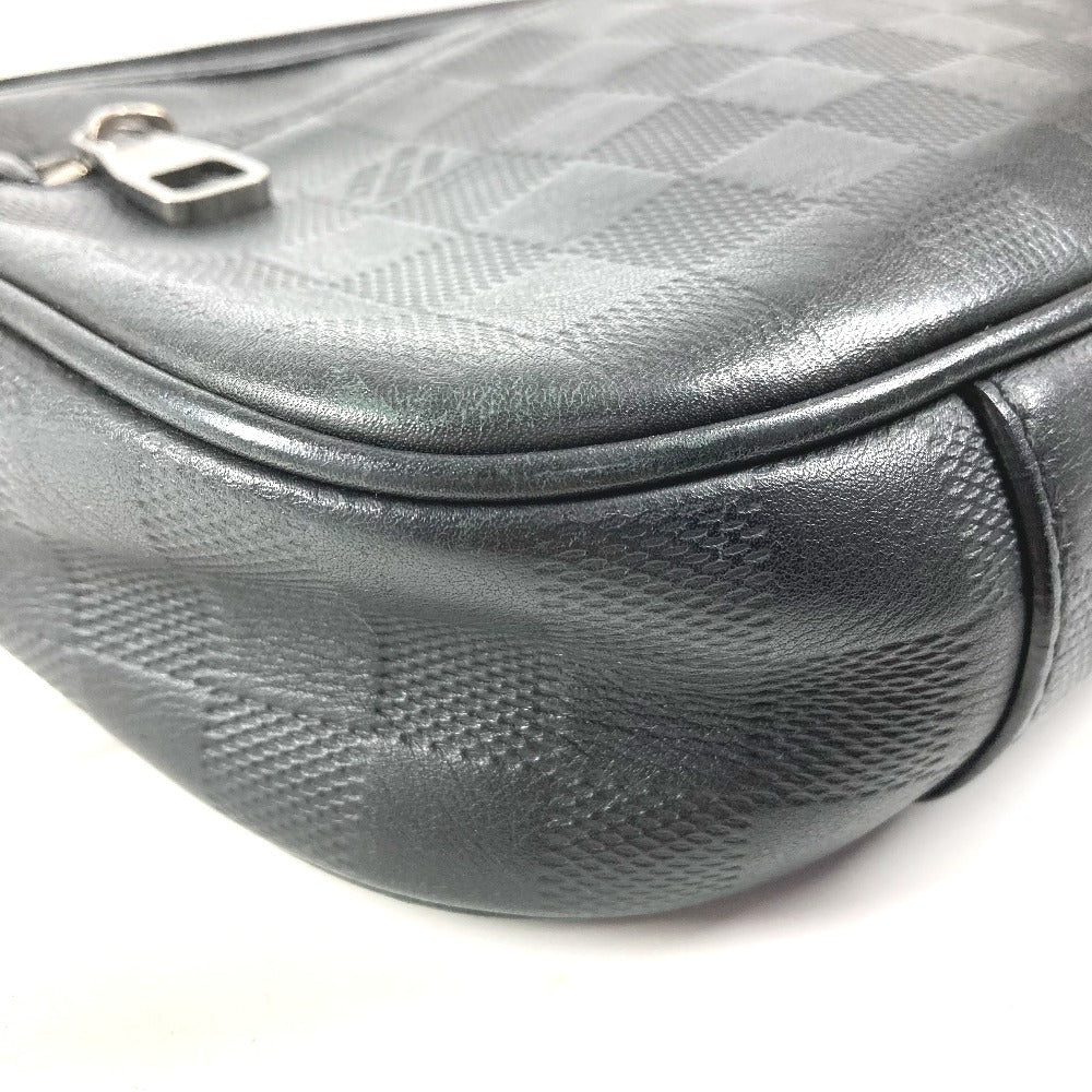 LOUIS VUITTON N41288 ダミエアンフィニ アンブレール 2WAY ハンドバッグ カバン ベルトバッグ ボディバッグ ダミエアンフィニレザー ユニセックス オニキス ブラック