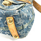 LOUIS VUITTON M95049 モノグラムデニム バギーPM バギー PM 斜め掛け ポケット カバン ２WAYバッグ 肩掛け ショルダーバッグ モノグラムデニム レディース ブルー