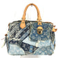 LOUIS VUITTON M95380 モノグラムデニム パッチワーク スピーディ30 スピーディ 30 ミニボストンバッグ ハンドバッグ モノグラムデニムキャンバス ユニセックス ブルー