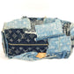 LOUIS VUITTON M95380 モノグラムデニム パッチワーク スピーディ30 スピーディ 30 ミニボストンバッグ ハンドバッグ モノグラムデニムキャンバス ユニセックス ブルー