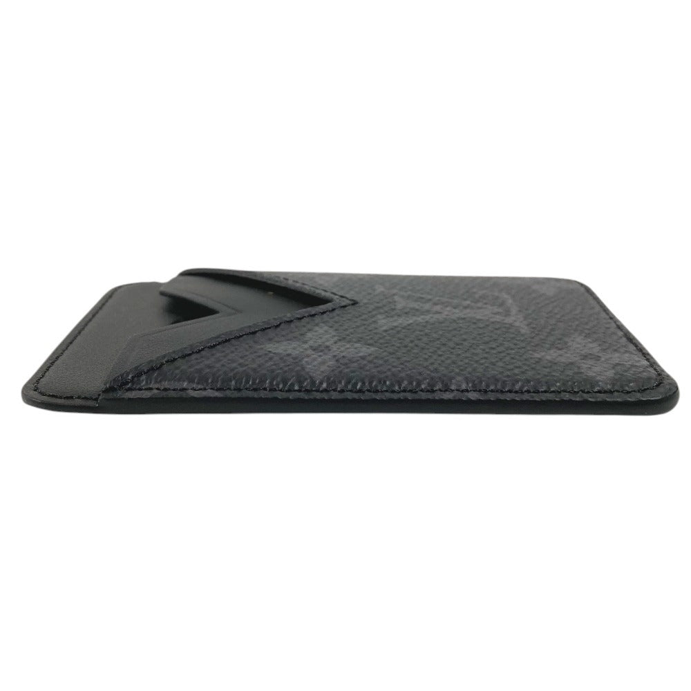 LOUIS VUITTON M12602 モノグラムエクリプス ポルトカルトマグネット フォンアクセサリー magsafe 名刺入れ パスケース カードケース モノグラムエクリプスキャンバス ユニセックス ブラック
