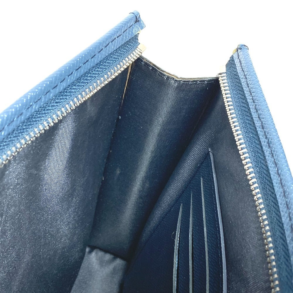 LOUIS VUITTON M63394 タイガ ポシェット ヴォワヤージュ カバン ポーチ バイカラー セカンドバッグ タイガレザー ユニセックス ネイビー