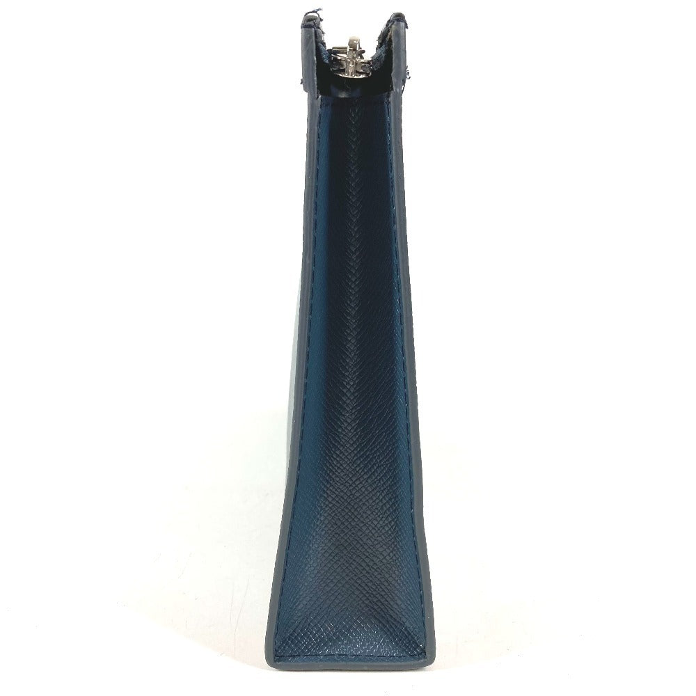 LOUIS VUITTON M63394 タイガ ポシェット ヴォワヤージュ カバン ポーチ バイカラー セカンドバッグ タイガレザー ユニセックス ネイビー