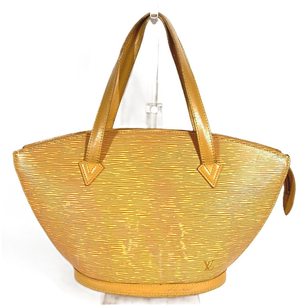 LOUIS VUITTON M52279 エピ サンジャック カバン トートバッグ ハンドバッグ エピレザー ユニセックス タッシリイエロー イエロー