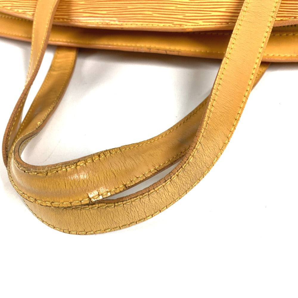LOUIS VUITTON M52279 エピ サンジャック カバン トートバッグ ハンドバッグ エピレザー ユニセックス タッシリイエロー イエロー