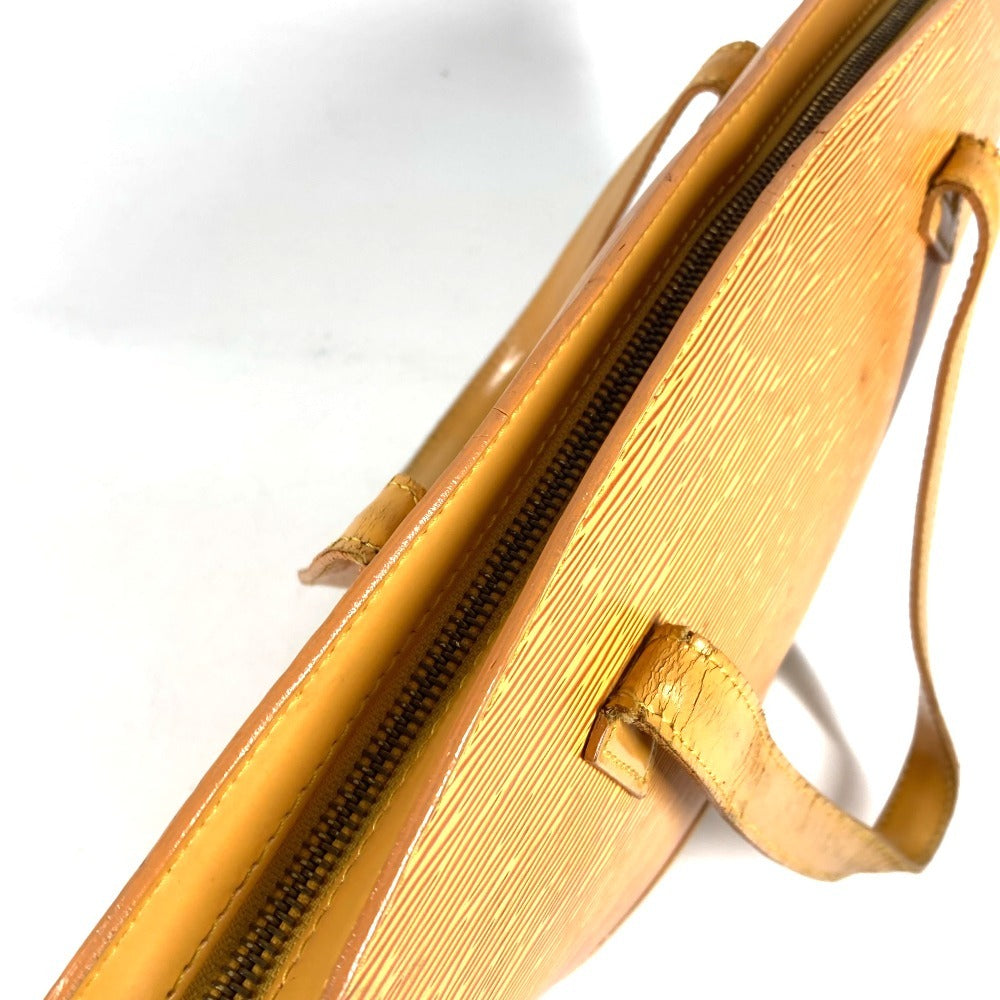 LOUIS VUITTON M52279 エピ サンジャック カバン トートバッグ ハンドバッグ エピレザー ユニセックス タッシリイエロー イエロー