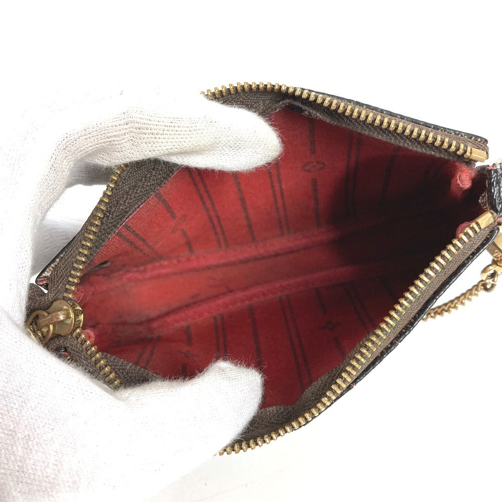 LOUIS VUITTON N58011 ダミエ ミニポシェット アクセソワール T&B ミニバッグ ハンドバッグ チェーンバッグ アクセサリーポーチ ダミエキャンバス レディース ブラウン