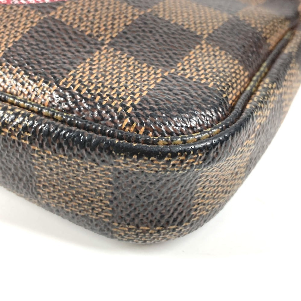 LOUIS VUITTON N58011 ダミエ ミニポシェット アクセソワール T&B ミニバッグ ハンドバッグ チェーンバッグ アクセサリーポーチ ダミエキャンバス レディース ブラウン