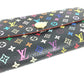 LOUIS VUITTON M93747 モノグラムマルチカラー ポルトフォイユ サラ 財布 ウォレット フラップ ロングウォレット 長財布 モノグラムマルチカラーキャンバス レディース ノワール ブラック