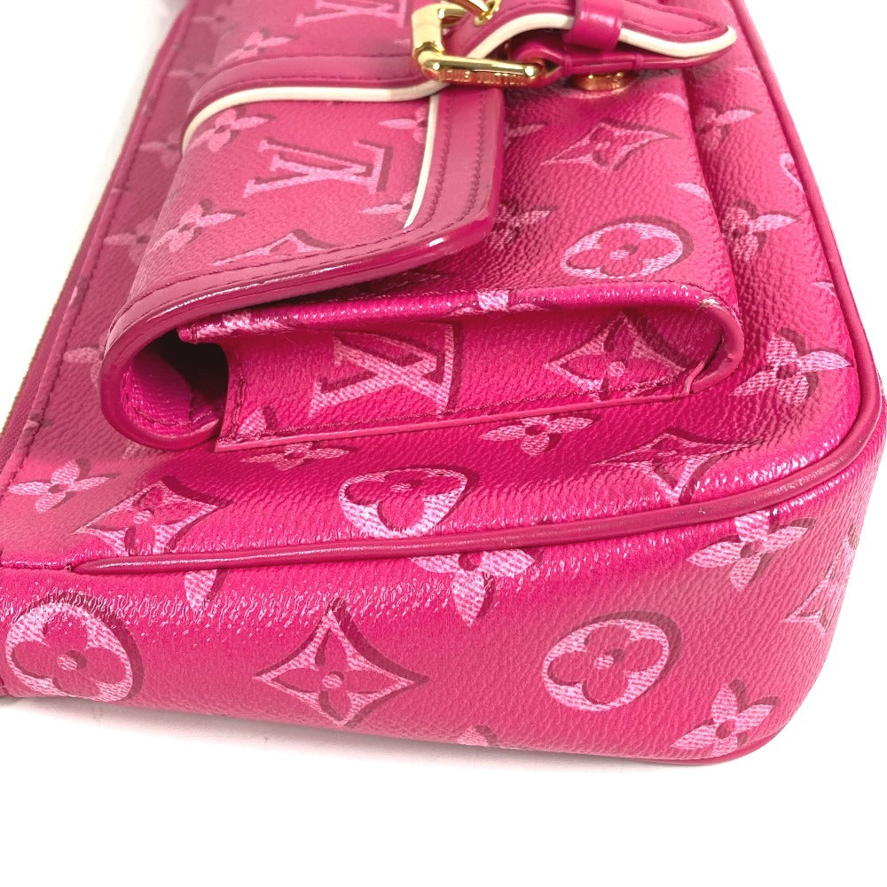 LOUIS VUITTON M46161 モノグラム マキシポシェットアクセソワール カバン 2WAYバッグ 斜め掛け ポシェット ハンドバッグ ショルダーバッグ モノグラムキャンバス レディース フューシャ ピンク