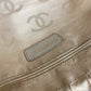 CHANEL ヴィンテージ ロゴ トリプルココ CC ココマーク カバン トートバッグ 肩掛け ショルダーバッグ エナメル ユニセックス ホワイト