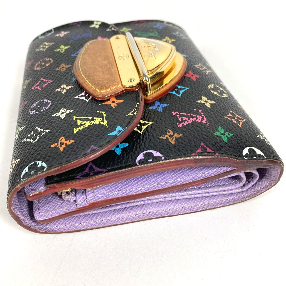 LOUIS VUITTON M60283 モノグラムマルチカラー ポルトフォイユ ジョイ 財布 ウォレット コンパクトウォレット 3つ折り財布 モノグラムマルチカラーキャンバス レディース ヴィオレ ブラック