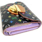 LOUIS VUITTON M60283 モノグラムマルチカラー ポルトフォイユ ジョイ 財布 ウォレット コンパクトウォレット 3つ折り財布 モノグラムマルチカラーキャンバス レディース ヴィオレ ブラック