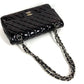 CHANEL キルティング CC ココマーク ロゴ マトラッセ25 マトラッセ 25 カバン フラップ 斜め掛け Wチェーン チェーンバッグ ショルダーバッグ エナメル レディース ブラック