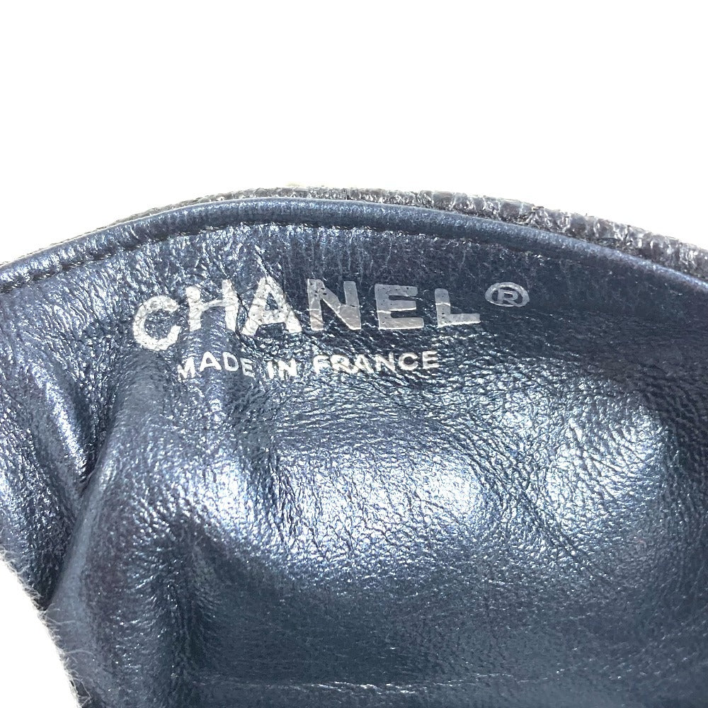 CHANEL マトラッセ キルティング CC ココマーク ロゴ カバン 斜め掛け Wチェーンバッグ ハンドバッグ 肩掛け ショルダーバッグ コーティングキャンバス ユニセックス ダークグレー系