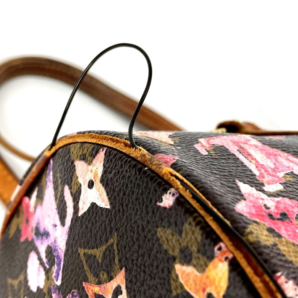 LOUIS VUITTON M95753 モノグラム ウォーターカラー パピヨン30 パピヨン 30 カバン リチャードプリンスコラボ ショルダーバッグ 肩掛け ハンドバッグ モノグラムキャンバス レディース ブラウン