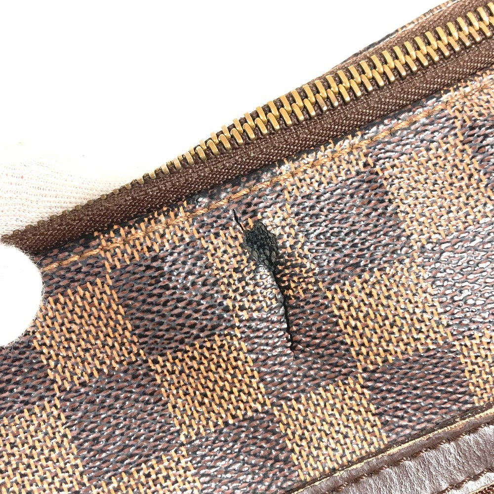 LOUIS VUITTON Ｎ41131 ダミエ イーヴォラMM イーヴォラ MM カバン トートバッグ 肩掛け ショルダーバッグ ダミエキャンバス ユニセックス エベヌ ブラウン