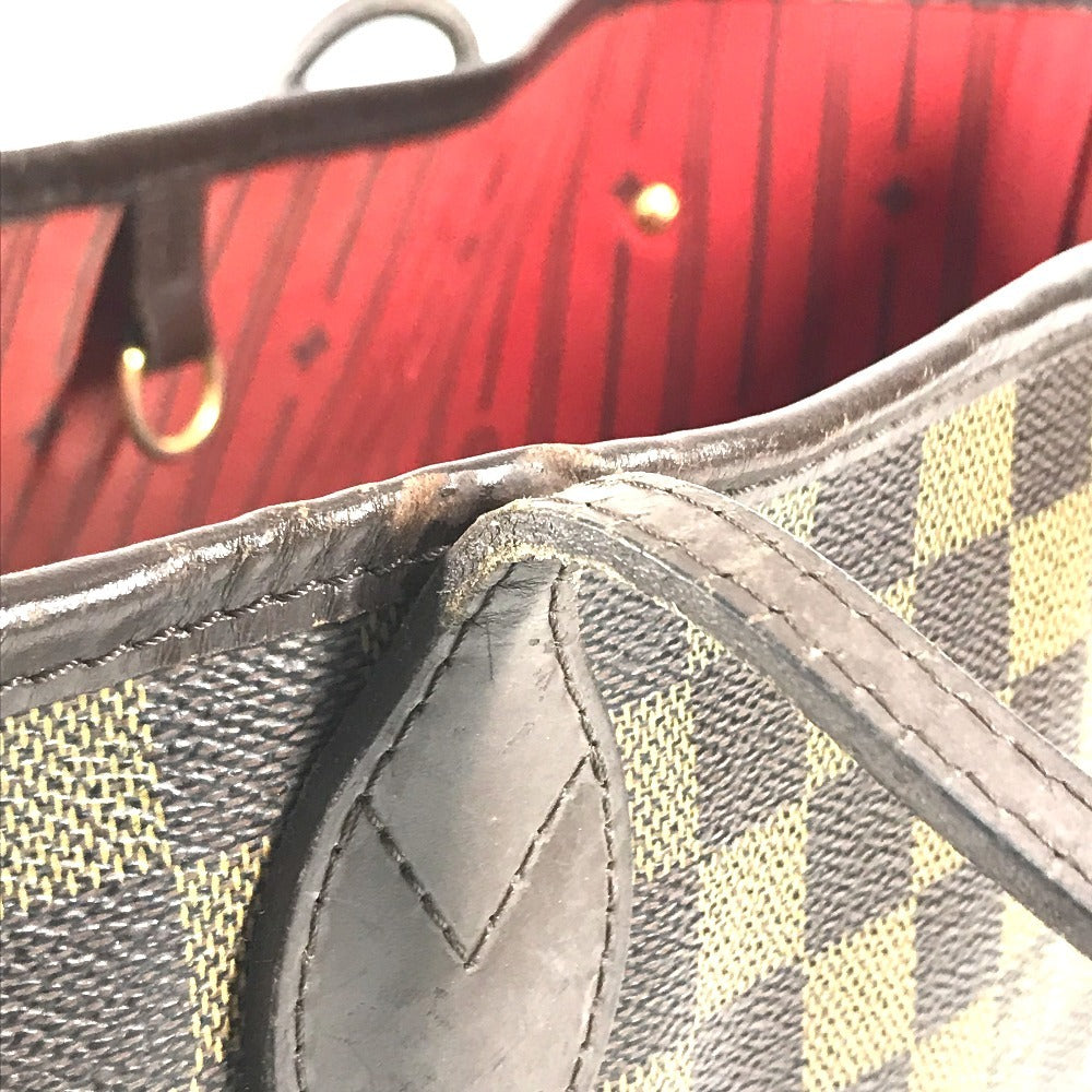 LOUIS VUITTON N51105 ダミエ ネヴァーフルMM ネヴァーフル MM カバン バッグ ショルダーバッグ 肩掛け トートバッグ ダミエキャンバス レディース エベヌ ブラウン