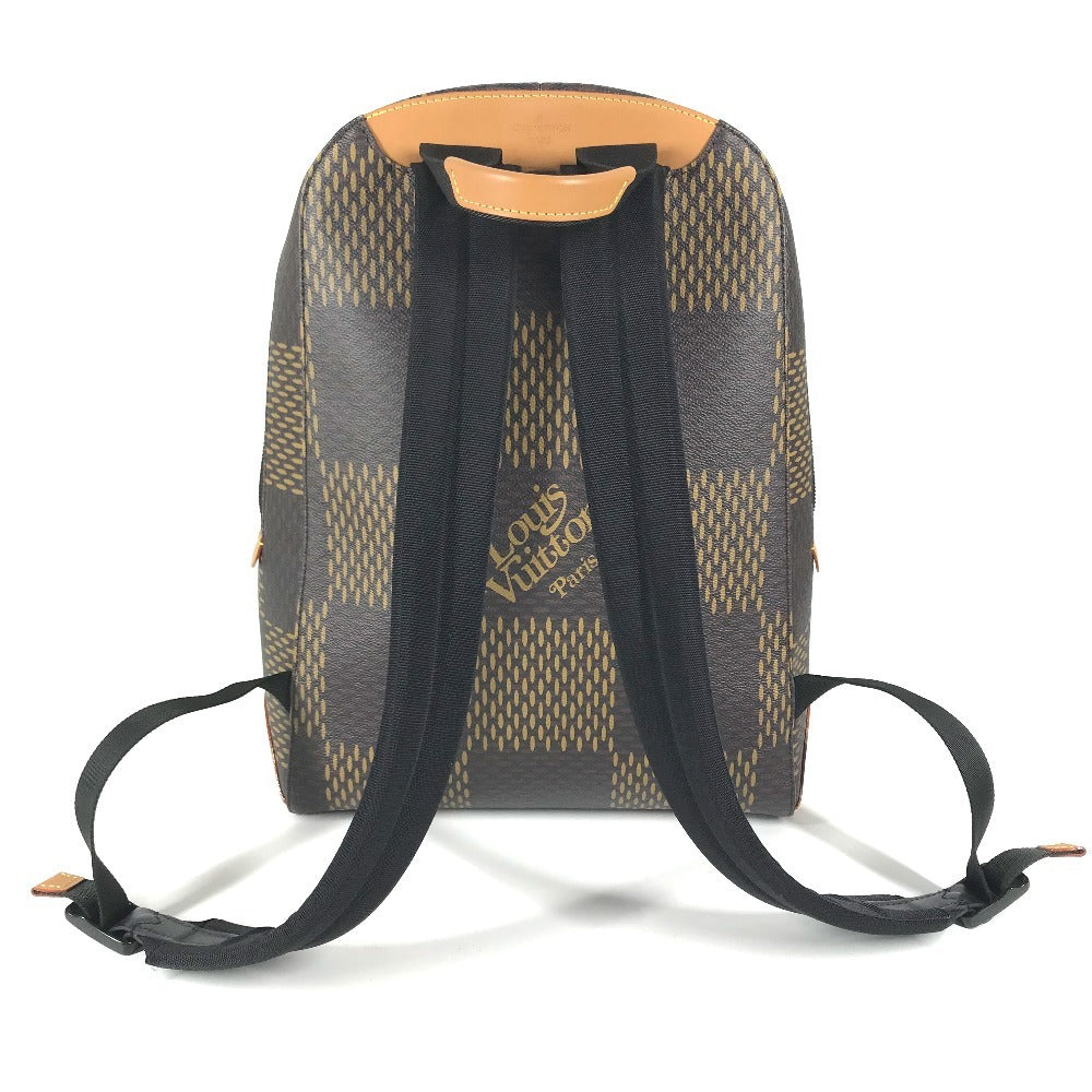 LOUIS VUITTON N40380 ダミエ ジャイアント NIGOコラボ バックパック リュックサック カバン リュックサック ダミエキャンバス ユニセックス ブラウン