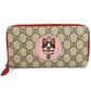 GUCCI 506279 GGスプリーム ボスコ BOSCO ロングウォレット ラウンドファスナー 長財布 GGスプリームキャンバス ユニセックス ベージュ