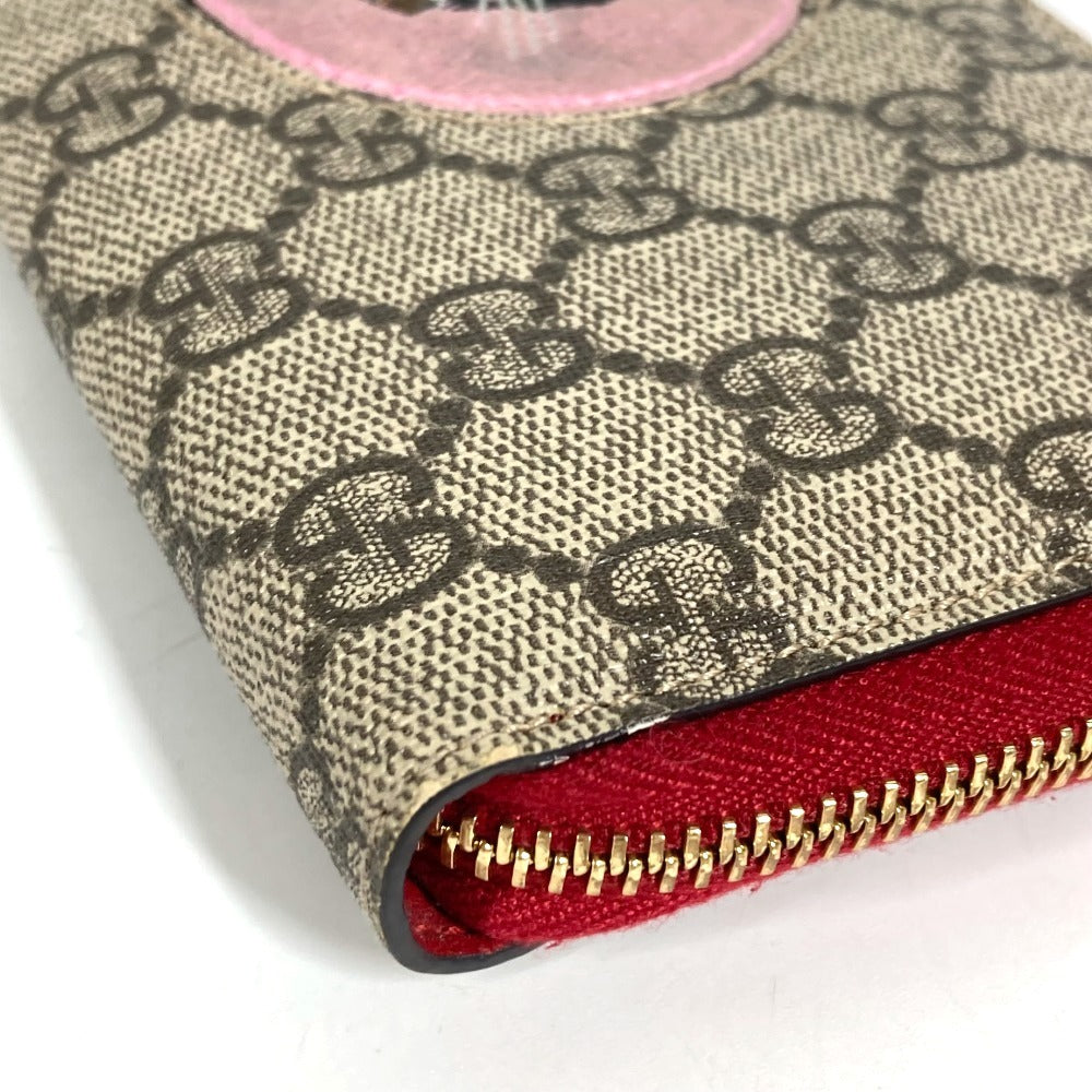 GUCCI 506279 GGスプリーム ボスコ BOSCO ロングウォレット ラウンドファスナー 長財布 GGスプリームキャンバス ユニセックス ベージュ