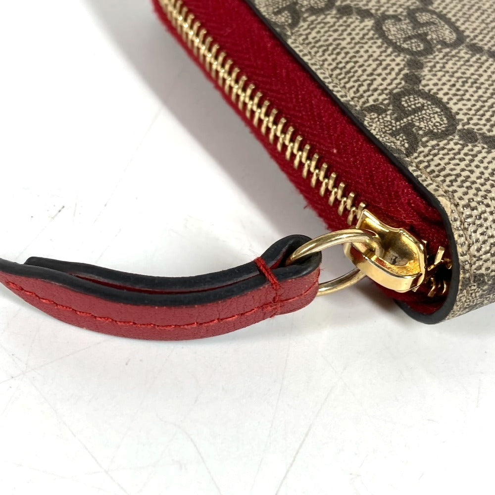 GUCCI 506279 GGスプリーム ボスコ BOSCO ロングウォレット ラウンドファスナー 長財布 GGスプリームキャンバス ユニセックス ベージュ